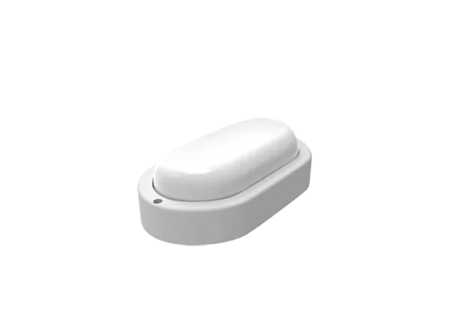 Светильник Gauss  IP65  8W 680lm 4000K 160-260V 160*90*46мм белый LED 1/40 Elementary овал ЖКХ