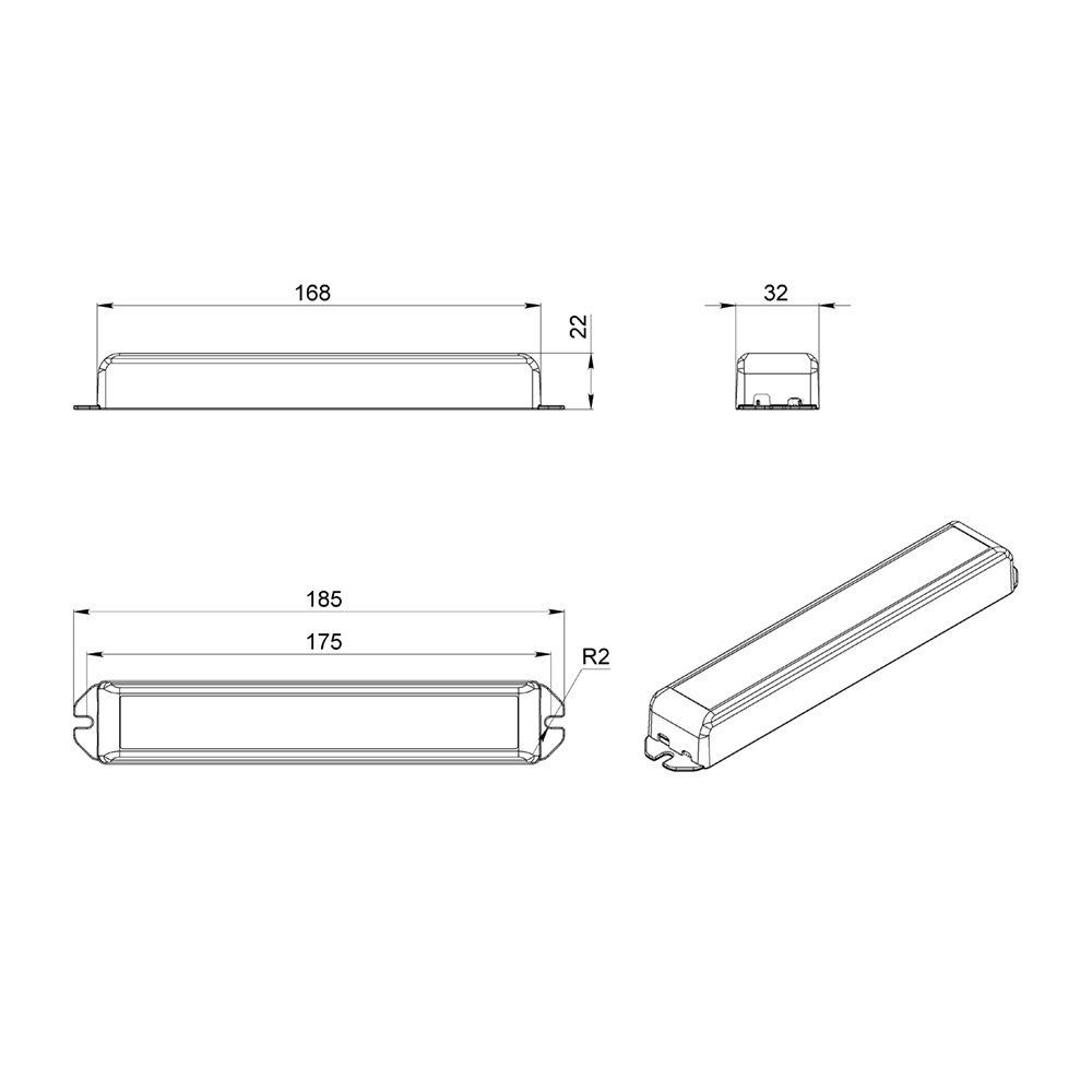 Габаритный чертёж