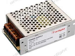 Блок питания Arlight 12V, 5A, 60W IP20 110x77x35  ARS-60-12 (12V, 5A, 60W)