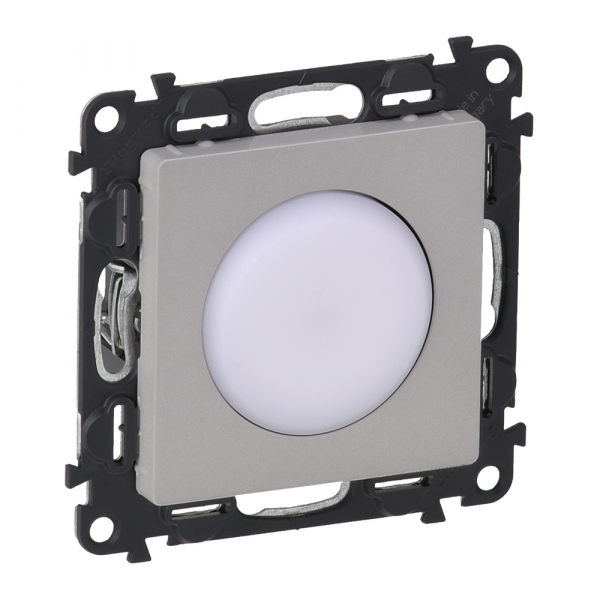 Legrand 752269 Valena LIFE.Сьемная лампа аварийного освещения.С лицевой панелью.Алюминий