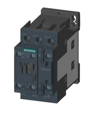 Контактор 3-пол. AC-3, 5.5КВТ/400В, блок-контакты 1НО+1НЗ, номинальное напряжение управления 230В АС 50Гц  3RT2024-1AP00