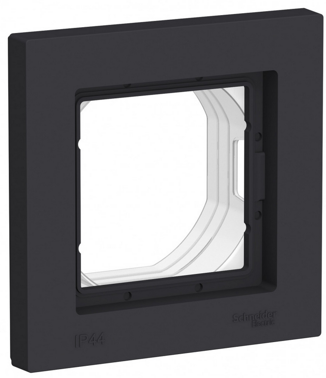 AtlasDesign AQUA  Карбон  Рамка 1-местная IP44, ATN441001