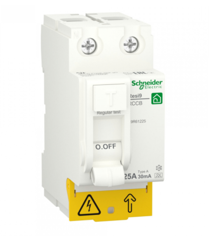 Устройство защитного отключения  2П  25А  30мА тип A Schneider Electric RESI9  R9R61225