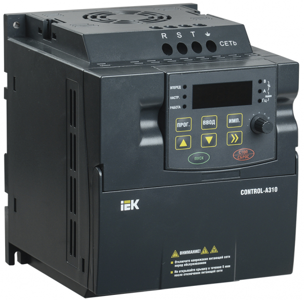 Частотный преобразователь CONTROL-A310 220В, 1Ф 1,5 kW 7A IEK