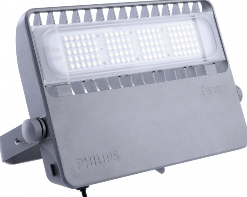 Прожектор светодиодный PHILIPS 100Вт 4000К 13000Лм IP66 500х349х84 серый / BVP381 LED130/NW 100W 220-240V SMB