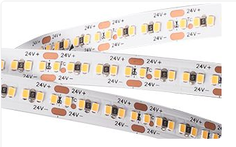 Лента светодиодная Arlight IP33  24V  21,6 Вт/м 2800K MICROLED-5000HP 24V Warm2700 10mm (2216, 300 LED~m, LUX) (Открытый) (кратно 5)