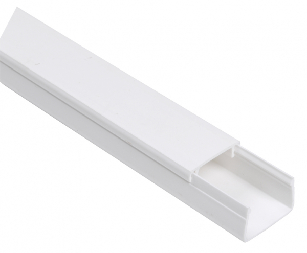 Кабель-канал белый  25х25  ECOLINE  IEK (кратно 32)