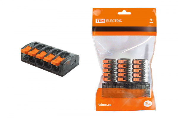 TDM СК-615 Клемма соед. (2,5мм2) (5 шт/упак) SQ0527-0033