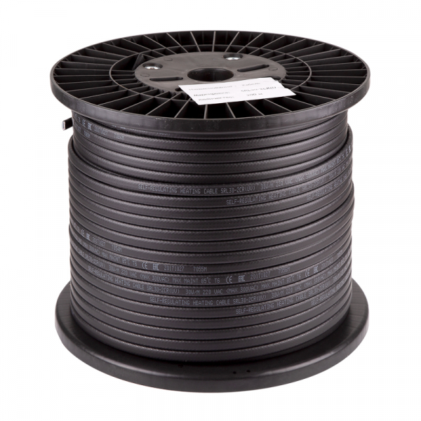 Саморегулирующийся  кабель SRL 30-2CR (UV) (экранированный) (30Вт/1м) 200М Proconnect 51-0636 (кратно 1)
