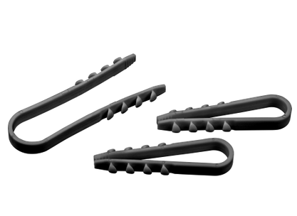 Дюбель-хомут 11-18 круглый черный Navigator 14 209 NCU-11-18-55-50/BL (50 шт/упак)