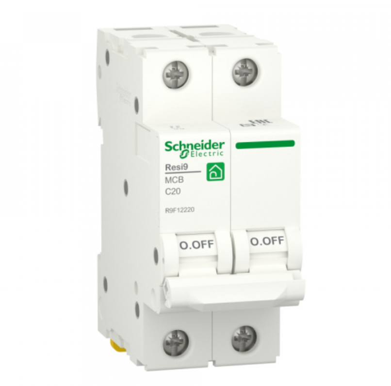 Автоматический выключатель Schneider Electric 2P 20А характеристика С (АВ) 6000A RESI9 R9F12220