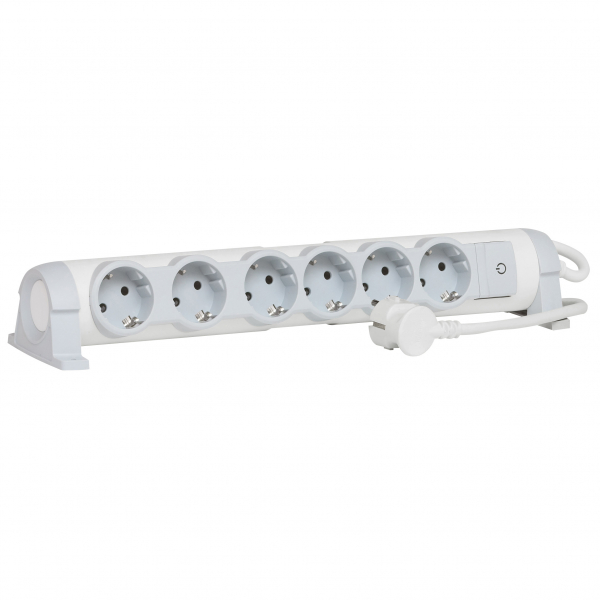 Legrand 694636 Удлинитель 6X2К+З 1,5 м. комф.