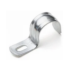 Скоба мет.однолап. 16-17мм под саморез (100шт)