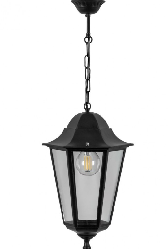Светильник садово-парковый Feron 6105 60W 230V E27 170*170*280мм черный