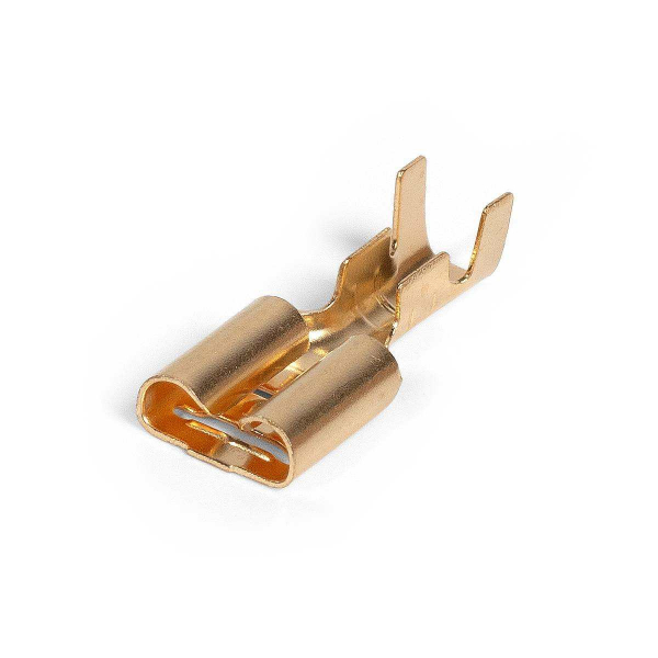 Разъем плоский под двойной обжим, неизолированный (папа) РП-П 1.5–(4.8) (кратно 100)