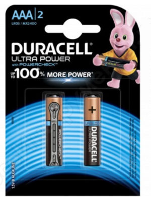 Элемент питания DURACELL MX2400/LR03 Ultra Power BP2 (кратно 2)