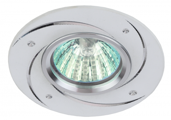 Свет-к точечный  ЭРА KL43 WH/1  литой  "алюминевый " MR16,12V/220V, 50W белый (100/2100)