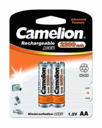 Аккумулятор CAMELION R6 2200 mAh Ni-Mh BL-2 (кратно 2)