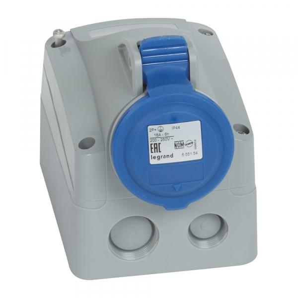 Розетка накладная - 16А - 2К+З - 230 В - IP 44 Legrand 090167