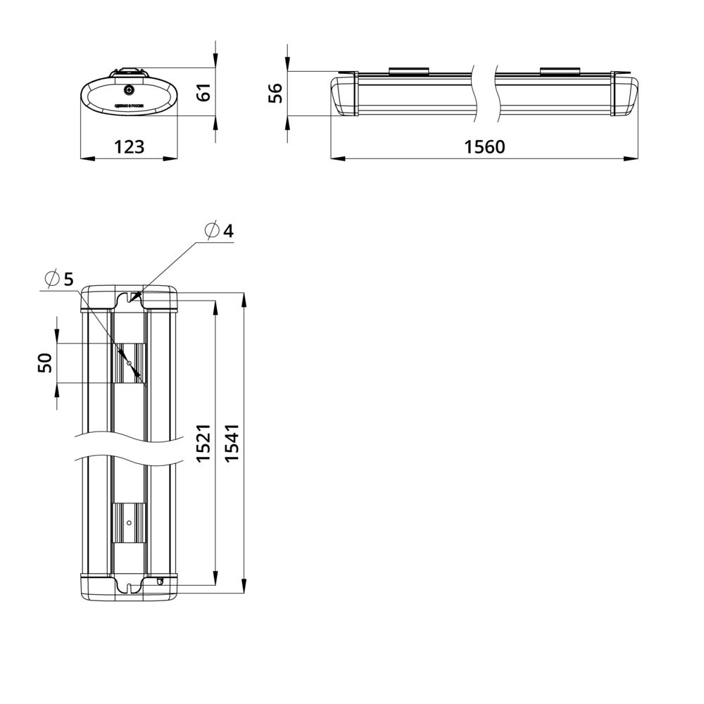 Айсберг Лайт 60 1500мм Эко CRI80 5000К Опал