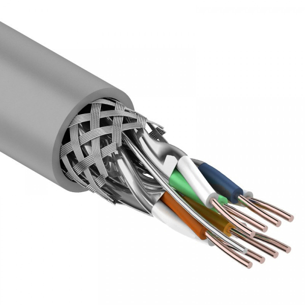 Кабель SSTP 4PR 23AWG, CAT7 (бухта 305 м)  01-0542 REXANT