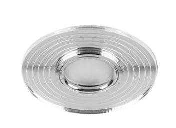 Светильник точечный Feron CD980 15LED*2835 SMD 4000K, MR16 50W G5.3, прозрачный, хром
