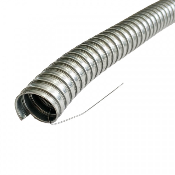 Металлорукав Р3-Ц  38  (20 м/уп.) с протяжкой Гофроматик (ЗЭТАРУС) (кратно 20)