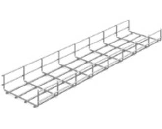 Проволочный лоток 200х60х3000, толщ. 3,5 мм, гальван. цинк (кратно 3)