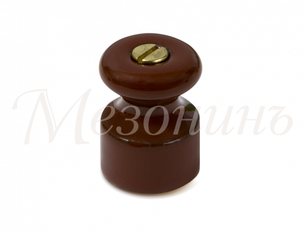 Мезонин Изолятор универсальный с саморезом, цвет - коричневый  (20шт/уп) GE70027-04 20шт