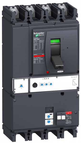 Выключатель автоматический  4П  400А  MR.2.3 400A 4П4Т VIGINSX400F  Schneider Electric  LV432732
