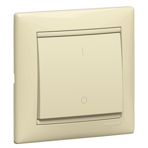 Legrand Valena  Слоновая Кость Выключатель механизм 1-клавишный 2 полюсный10A 250В /774302