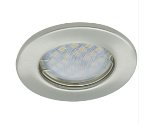 Светильник тотчечный Ecola Light MR16 DL90 GU5.3 Светильник встр. плоский Сатин-Хром 30x80 (кd74) /FS1611EFY/