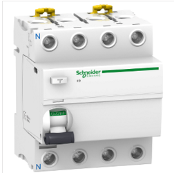 Устройство защитного отключения  4П  25А   30мА  Schneider Electric  Acti9  iID  тип AC  A9R41425  (аналог Multi9 23038)
