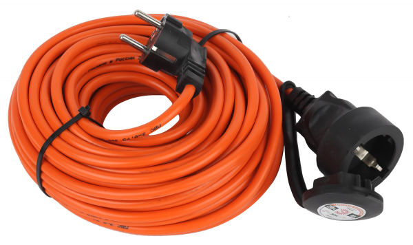 Удлинитель силовой ЭРА UPx-1e-3x0.75-20m-IP44 в бухте c/з 1 гн 20м ПВС 3х0.75