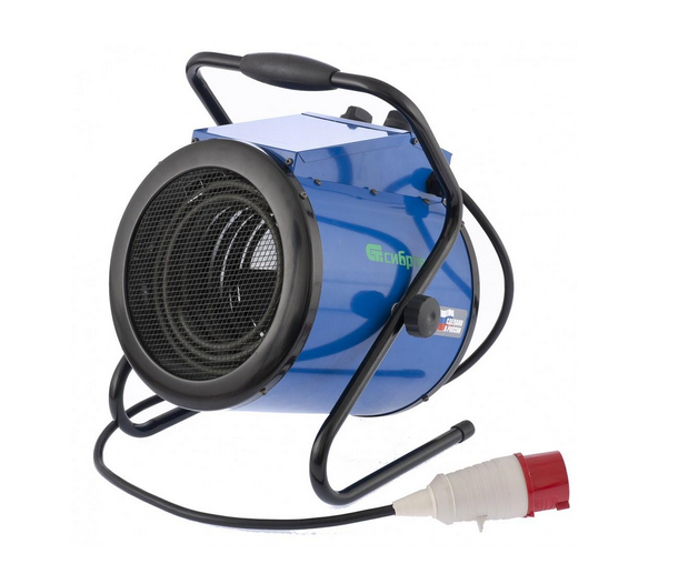 Тепловая пушка Сибртех ТВ-9 4,5/9кВт, 380 В, 3 реж. вентилятор   96435