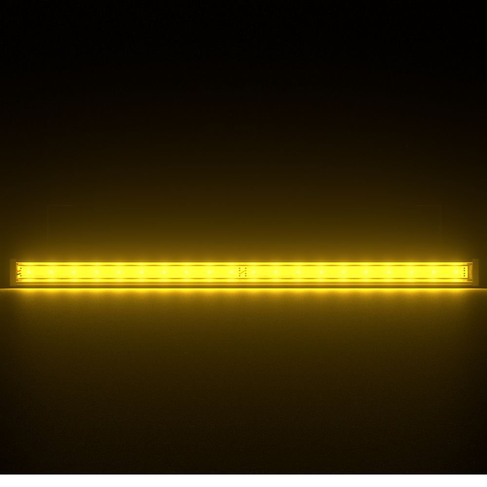 Барокко 40 1000мм Янтарный Закаленное стекло