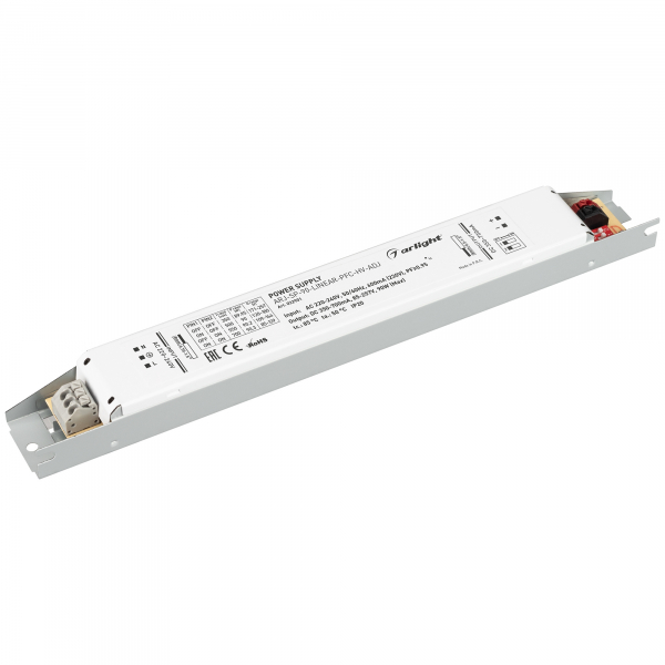 Arlight Блок питания ARJ-SP-90-LINEAR-PFC-HV-ADJ (90W, 350-700mA) (ARL, IP20 Металл, 5 лет)