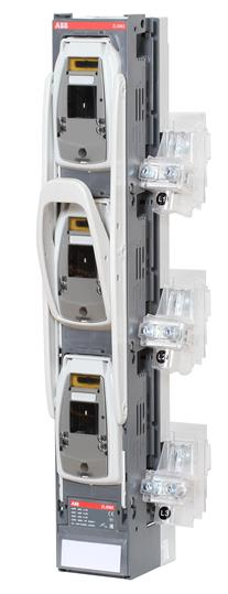 Выключатель-разъеденитель с предохранителем ABB  3П  250А  (предохранитель тип 1)  ручка 3P  ZLBM1-L-3P-3U-M12