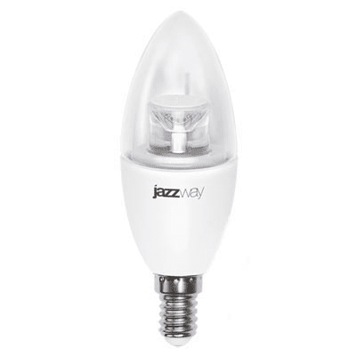 Светодиодная лампа Jazzway С37  7Вт 230В 2700K E14 диммир.
