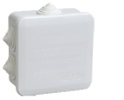 Коробка распаячная КМ41255 для о/п 100х100х50мм IP44 (6 г/в, защитная крышка) IEK