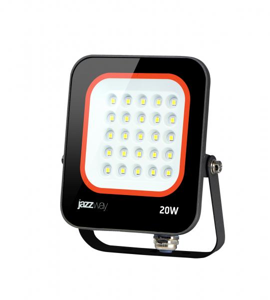 Прожектор светодиодный Jazzway  20Вт  6500К 1800лМ  IP65 80град  121х131х23