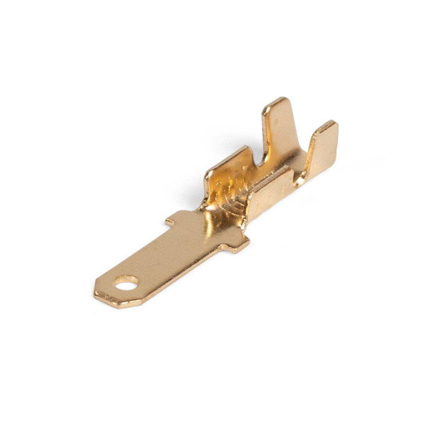 Разъем плоский под двойной обжим, неизолированный (папа) РП-П 1.0–(2.8)