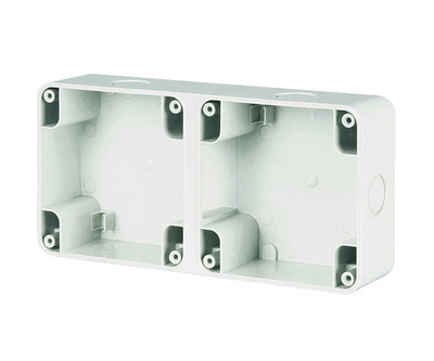 Коробка для настенной установки на 2 поста  DKC Quadro DIS137102