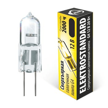 Галогенная лампа  Elektrostandard  JC  20Вт  12В  G4