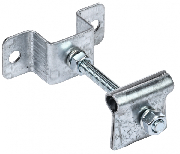 Держатель-зажим соединительный круглого проводника 6-12мм опорный L=100мм оцинкованная сталь  IEK