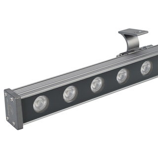 Светодиодный прожектор Arlight AR-LINE-1000M-24W-24V RGB (Grey, 30 deg, DMX512)