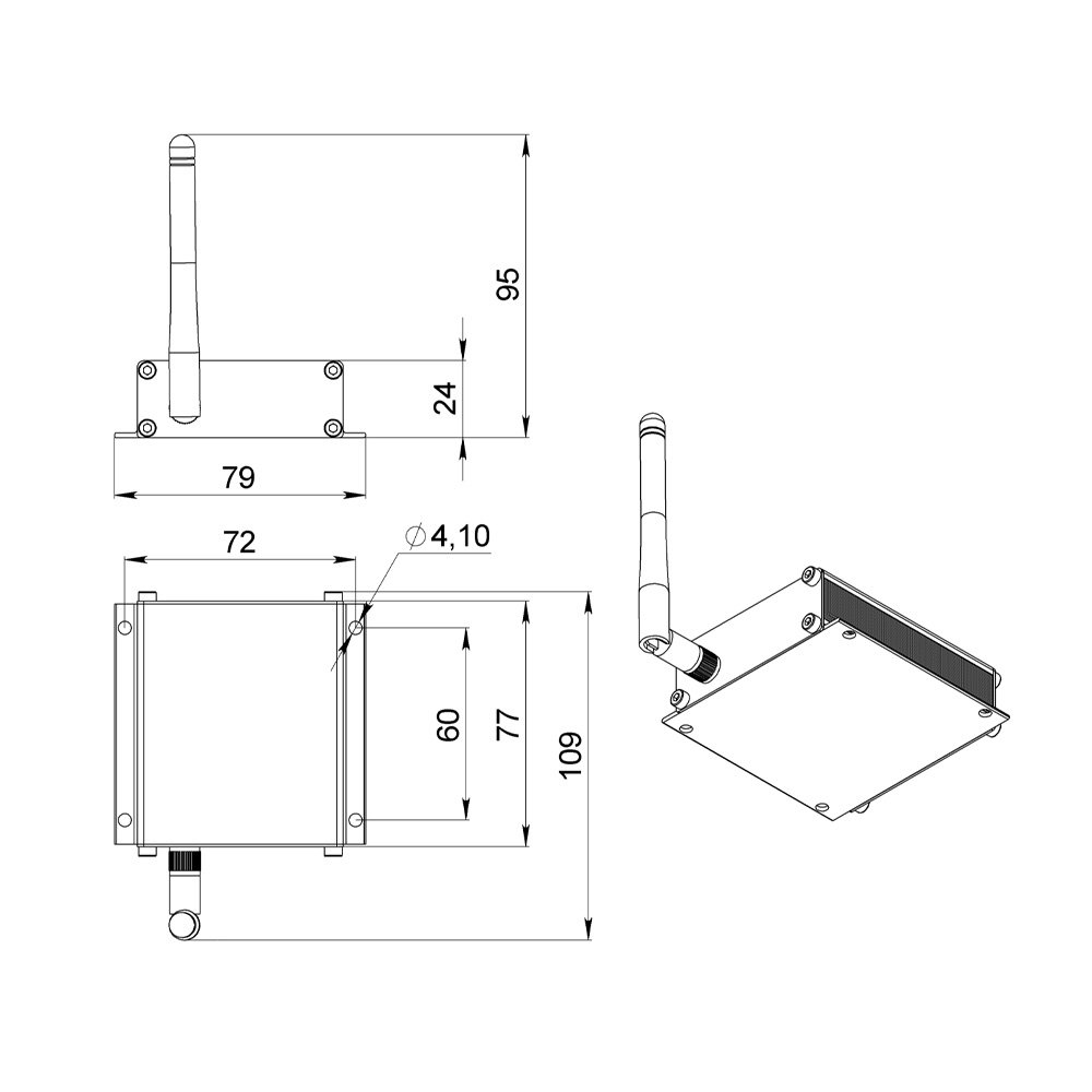 Габаритный чертёж