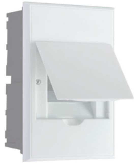 Бокс ЩРВ-П-04 IP41 белый (белая дв.) пластик KRANZ KR-11-0205