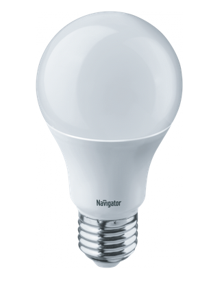 Светодиодная лампа Navigator A60 10Вт 230В 2700K E27 диммир.