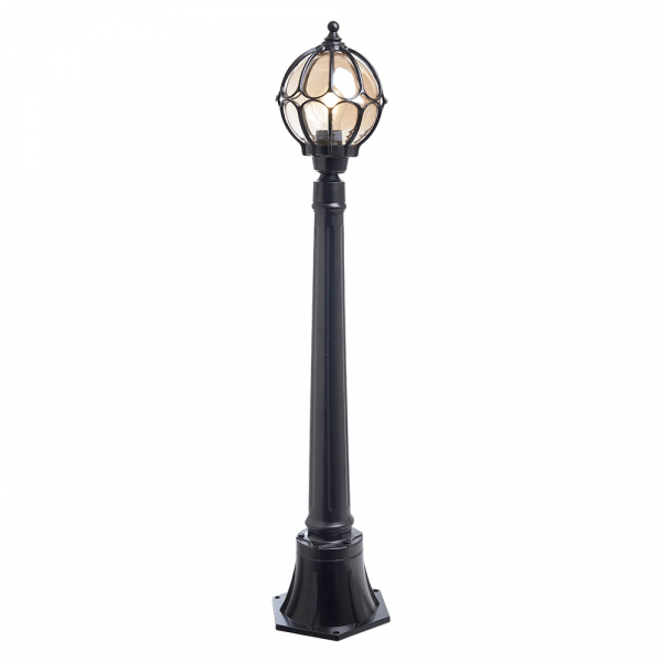 FERON PL3706 60W 230V E27 180*180*1000мм  черный (столб 1,0M)